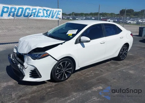 2017 Toyota Corolla Se z USA, uszkodzony, nr VIN 2T1BURHE0HC869815